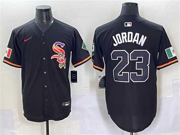 Men's Chicago White Sox #23 Michael Jordan Black Mexico Limited Stitched Baseball Jersey,We sell and wholesale Men's Chicago White Sox #23 Michael Jordan Black Mexico Limited Stitched Baseball Jersey on line form chian!
