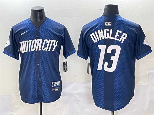 Men's Detroit Tigers #13 Dillon Dingler 2024 Navy City Connect Cool Base Limited Stitched Jersey,We sell and wholesale Men's Detroit Tigers #13 Dillon Dingler 2024 Navy City Connect Cool Base Limited Stitched Jersey on line form chian!