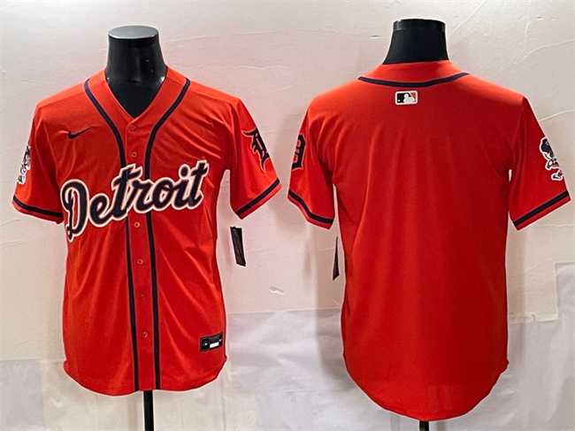 Men's Detroit Tigers Blank Orange With Patch Vapor Premier Limited Stitched Baseball Jersey,We sell and wholesale Men's Detroit Tigers Blank Orange With Patch Vapor Premier Limited Stitched Baseball Jersey on line form chian!