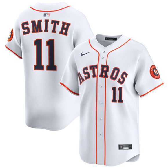 Men's Houston Astros #11 Cam Smith White 2025 Home Limited Stitched Baseball Jersey Dzhi,We sell and wholesale Men's Houston Astros #11 Cam Smith White 2025 Home Limited Stitched Baseball Jersey Dzhi on line form chian!