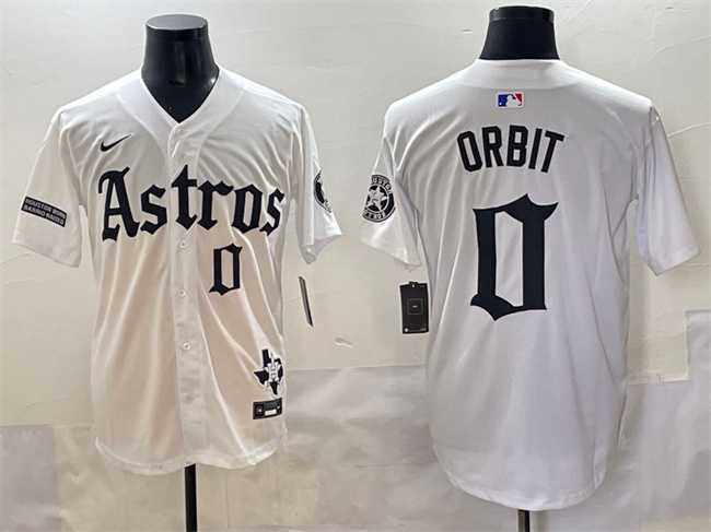 Men's Houston Astros #0 Orbit White Gothic 'Houston Born Barrio Raised' Limited Stitched Baseball Jersey,We sell and wholesale Men's Houston Astros #0 Orbit White Gothic 'Houston Born Barrio Raised' Limited Stitched Baseball Jersey on line form chian!