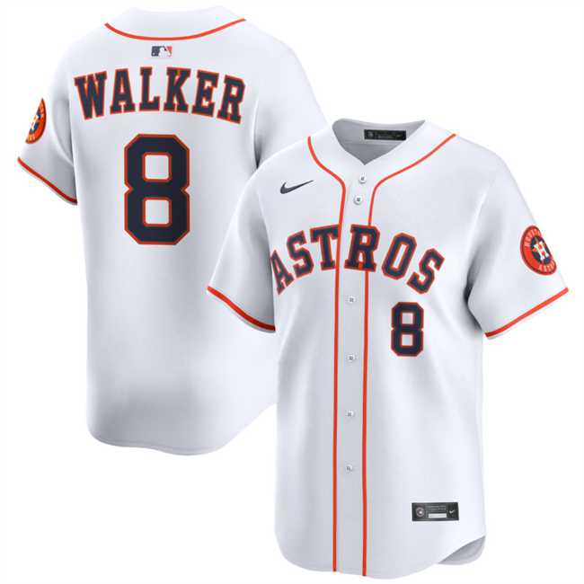 Men's Houston Astros #8 Christian Walker White 2025 Home Limited Stitched Baseball Jersey Dzhi,We sell and wholesale Men's Houston Astros #8 Christian Walker White 2025 Home Limited Stitched Baseball Jersey Dzhi on line form chian!