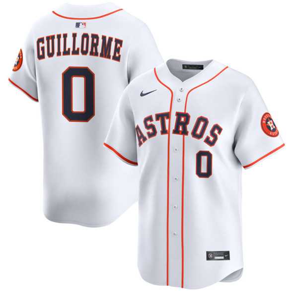 Men's Houston Astros #0 Luis Guillorme White 2025 Home Limited Stitched Baseball Jersey Dzhi,We sell and wholesale Men's Houston Astros #0 Luis Guillorme White 2025 Home Limited Stitched Baseball Jersey Dzhi on line form chian!
