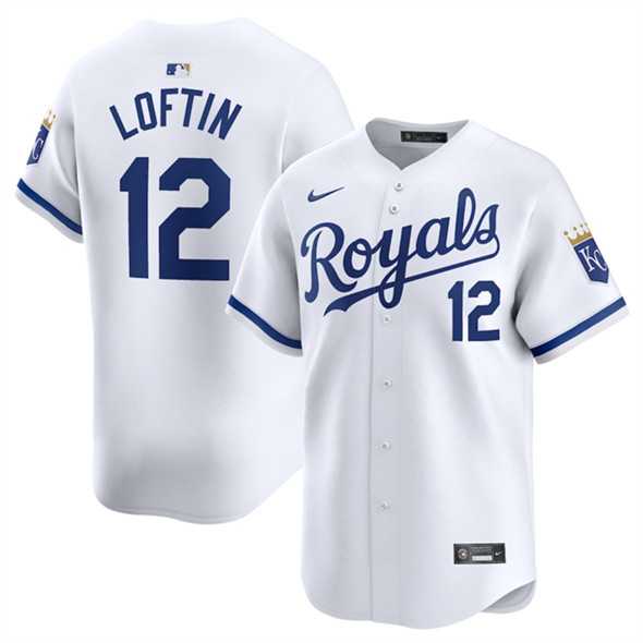 Men's Kansas City Royals #12 Nick Loftin White 2024 Home Limited Stitched Baseball Jersey Dzhi,We sell and wholesale Men's Kansas City Royals #12 Nick Loftin White 2024 Home Limited Stitched Baseball Jersey Dzhi on line form chian!