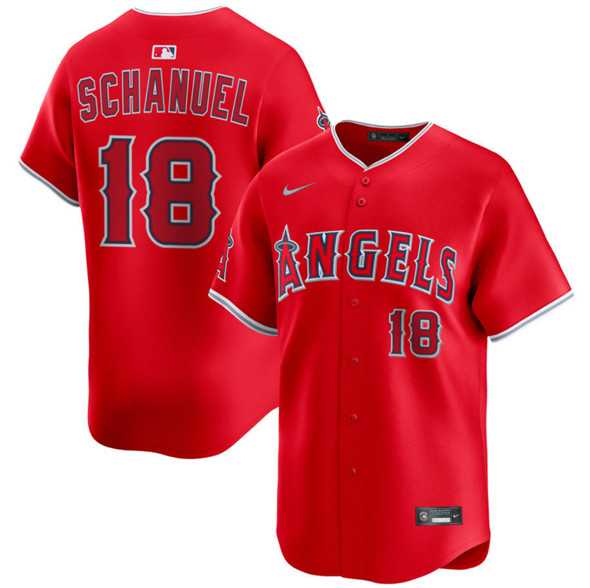 Men's Los Angeles Angels #18 Nolan Schanuel Red Alternate Limited Stitched Baseball Jersey Dzhi,We sell and wholesale Men's Los Angeles Angels #18 Nolan Schanuel Red Alternate Limited Stitched Baseball Jersey Dzhi on line form chian!