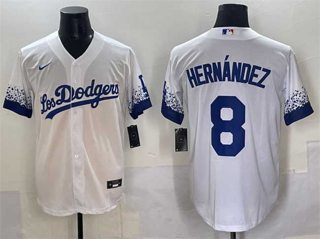Men's Los Angeles Dodgers #8 Enrique Hernandez White City Connect Cool Base Stitched Jersey,We sell and wholesale Men's Los Angeles Dodgers #8 Enrique Hernandez White City Connect Cool Base Stitched Jersey on line form chian!
