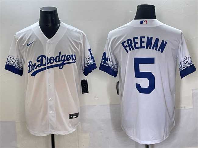 Men's Los Angeles Dodgers #5 Freddie Freeman White City Connect Cool Base Stitched Jersey,We sell and wholesale Men's Los Angeles Dodgers #5 Freddie Freeman White City Connect Cool Base Stitched Jersey on line form chian!