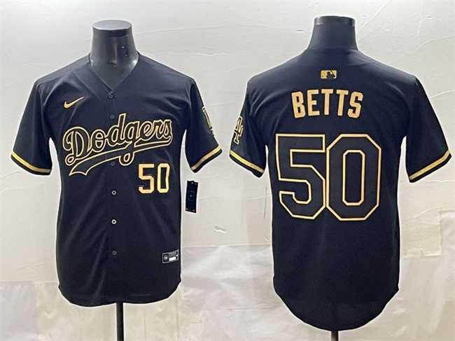 Men's Los Angeles Dodgers #50 Mookie Betts Black Gold Limited Stitched Jersey,We sell and wholesale Men's Los Angeles Dodgers #50 Mookie Betts Black Gold Limited Stitched Jersey on line form chian!