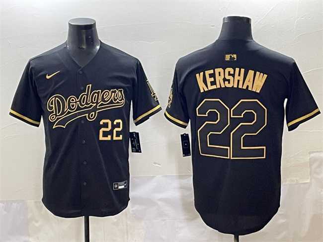 Men's Los Angeles Dodgers #22 Clayton Kershaw Black Gold Limited Stitched Jersey,We sell and wholesale Men's Los Angeles Dodgers #22 Clayton Kershaw Black Gold Limited Stitched Jersey on line form chian!