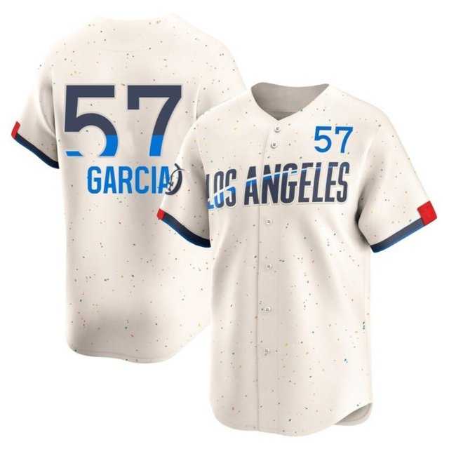 Men's Los Angeles Dodgers #57 Luis Garcia Cream  City Connect Limited Stitched Baseball Jersey Dzhi,We sell and wholesale Men's Los Angeles Dodgers #57 Luis Garcia Cream  City Connect Limited Stitched Baseball Jersey Dzhi on line form chian!