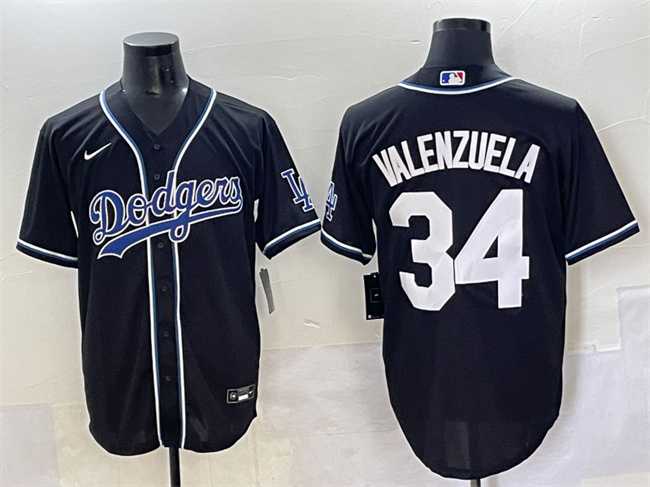 Men's Los Angeles Dodgers #34 Fernando Valenzuela Black Fashion Stitched Baseball Jersey,We sell and wholesale Men's Los Angeles Dodgers #34 Fernando Valenzuela Black Fashion Stitched Baseball Jersey on line form chian!