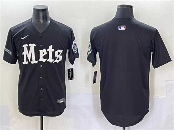 Men's New York Mets Blank Black 'Gotham Gothic Edition' Vapor Premier Limited Stitched Baseball Jersey,We sell and wholesale Men's New York Mets Blank Black 'Gotham Gothic Edition' Vapor Premier Limited Stitched Baseball Jersey on line form chian!
