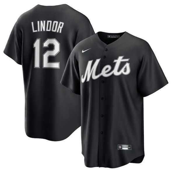 Men's New York Mets #12 Francisco Lindor Black Lights Out Limited Stitched Baseball Jersey Dzhi,We sell and wholesale Men's New York Mets #12 Francisco Lindor Black Lights Out Limited Stitched Baseball Jersey Dzhi on line form chian!