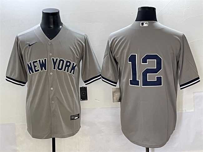 Men's New York Yankees #12 Trent Grisham Grey Cool Base Stitched Baseball Jersey,We sell and wholesale Men's New York Yankees #12 Trent Grisham Grey Cool Base Stitched Baseball Jersey on line form chian!
