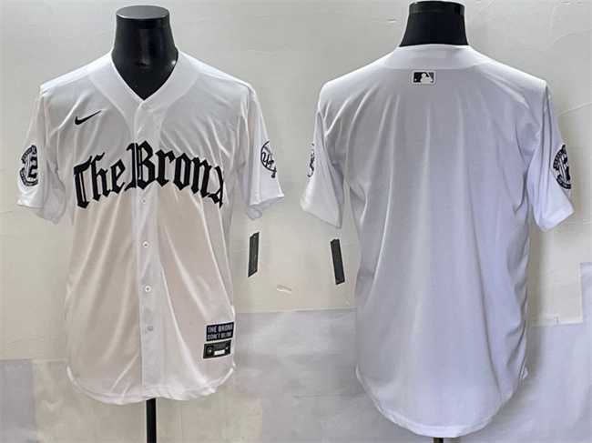 Men's New York Yankees Blank White 'Gothic Legacy Edition' Vapor Premier Limited Stitched Baseball Jersey,We sell and wholesale Men's New York Yankees Blank White 'Gothic Legacy Edition' Vapor Premier Limited Stitched Baseball Jersey on line form chian!