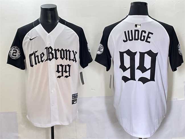 Men's New York Yankees #99 Aaron Judge White Black 'Gothic Legacy Edition' Vapor Premier Limited Stitched Baseball Jersey,We sell and wholesale Men's New York Yankees #99 Aaron Judge White Black 'Gothic Legacy Edition' Vapor Premier Limited Stitched Baseball Jersey on line form chian!