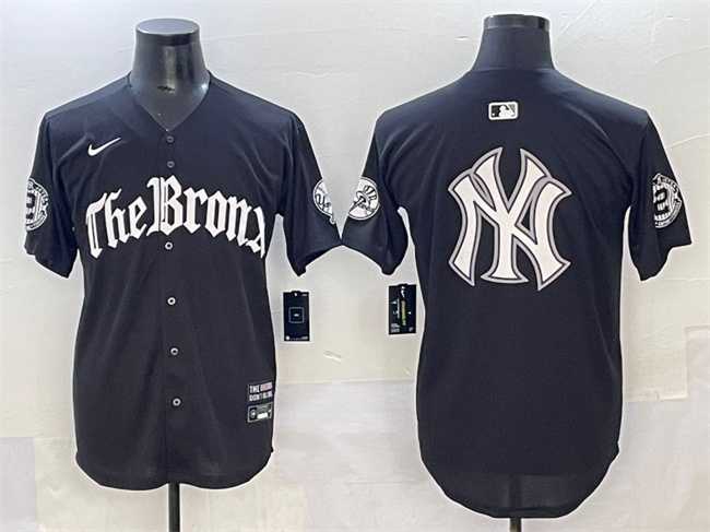 Mens New York Yankees Team Big Logo Black 'Gothic Legacy Edition' Vapor Premier Limited Stitched Baseball Jersey,We sell and wholesale Mens New York Yankees Team Big Logo Black 'Gothic Legacy Edition' Vapor Premier Limited Stitched Baseball Jersey on line form chian!