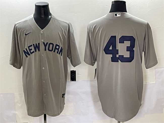 Men's New York Yankees #43 Jonathan Loaisiga Gray Cool Base Stitched Baseball Jersey,We sell and wholesale Men's New York Yankees #43 Jonathan Loaisiga Gray Cool Base Stitched Baseball Jersey on line form chian!