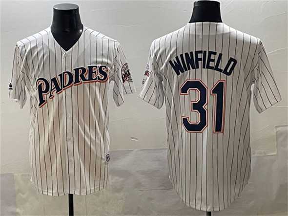 Men's San Diego Padres #31 Dave Winfield White Throwback With Patch Cool Base Stitched Baseball Jersey ,We sell and wholesale Men's San Diego Padres #31 Dave Winfield White Throwback With Patch Cool Base Stitched Baseball Jersey  on line form chian!