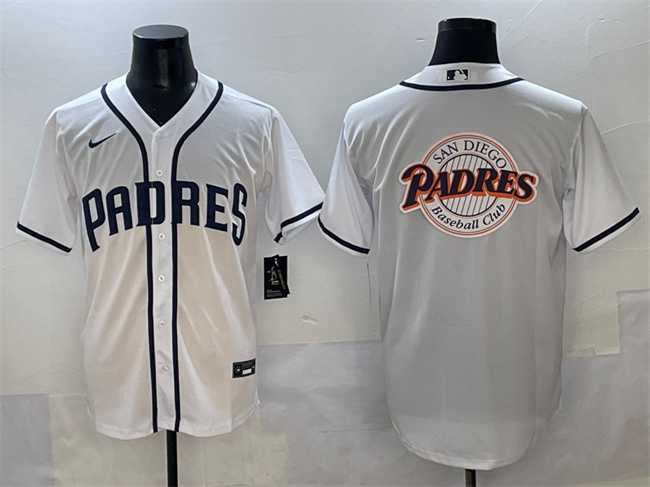 Men's San Diego Padres Team Big Logo White Cool Base Stitched Baseball Jersey,We sell and wholesale Men's San Diego Padres Team Big Logo White Cool Base Stitched Baseball Jersey on line form chian!