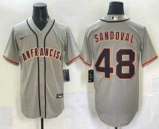 Men's San Francisco Giants #48 Pablo Sandoval Grey Cool Base Stitched Jersey,We sell and wholesale Men's San Francisco Giants #48 Pablo Sandoval Grey Cool Base Stitched Jersey on line form chian!