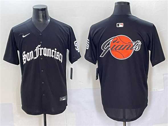 Men's San Francisco Giants Team Big Logo Black 'Gothic Fog Edition' Vapor Premier Limited Stitched Jersey,We sell and wholesale Men's San Francisco Giants Team Big Logo Black 'Gothic Fog Edition' Vapor Premier Limited Stitched Jersey on line form chian!