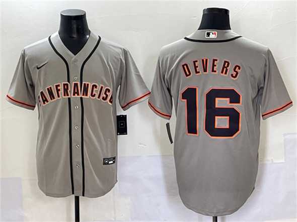 Men's San Francisco Giants #16 Rafael Devers Gray Cool Base Stitched Baseball Jersey,We sell and wholesale Men's San Francisco Giants #16 Rafael Devers Gray Cool Base Stitched Baseball Jersey on line form chian!