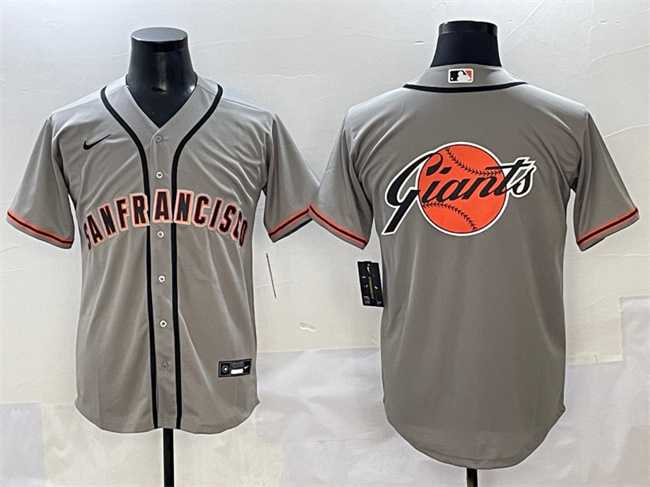 Men's San Francisco Giants Gray Team Big Logo Cool Base Stitched Jersey,We sell and wholesale Men's San Francisco Giants Gray Team Big Logo Cool Base Stitched Jersey on line form chian!