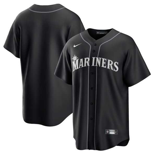 Men's Seattle Mariners Blank Black Lights Out Limited Stitched Baseball Jersey Dzhi,We sell and wholesale Men's Seattle Mariners Blank Black Lights Out Limited Stitched Baseball Jersey Dzhi on line form chian!
