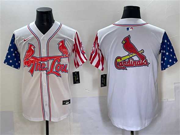 Men's St. Louis Cardinals Team Big Logo White Independence Day Vapor Premier Limited Stitched Baseball Jerseys,We sell and wholesale Men's St. Louis Cardinals Team Big Logo White Independence Day Vapor Premier Limited Stitched Baseball Jerseys on line form chian!
