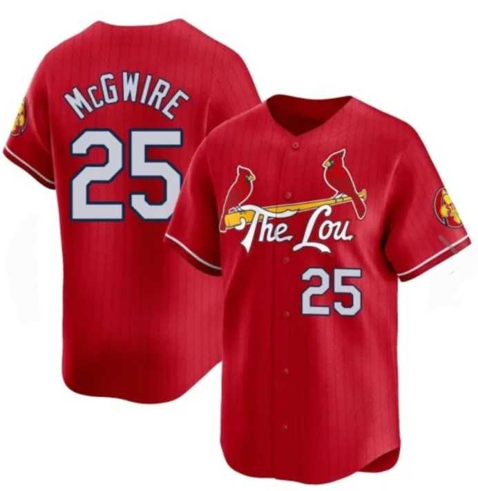 Men's St Louis Cardinals #25 Mark McGwire Red City Connect Baseball Jersey Dzhi,We sell and wholesale Men's St Louis Cardinals #25 Mark McGwire Red City Connect Baseball Jersey Dzhi on line form chian!