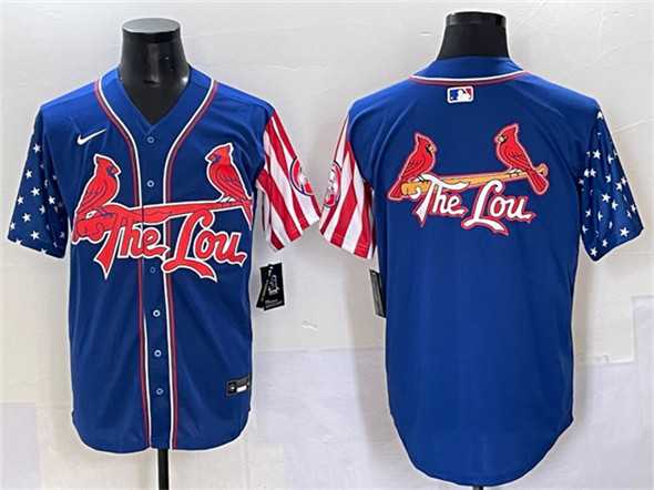 Men's St. Louis Cardinals Team Big Logo Royal Independence Day Vapor Premier Limited Stitched Baseball Jerseys,We sell and wholesale Men's St. Louis Cardinals Team Big Logo Royal Independence Day Vapor Premier Limited Stitched Baseball Jerseys on line form chian!