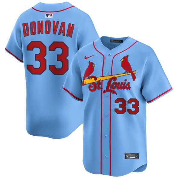 Men's St. Louis Cardinals #33 Brendan Donovan Blue Alternate Limited Stitched Baseball Jersey Dzhi,We sell and wholesale Men's St. Louis Cardinals #33 Brendan Donovan Blue Alternate Limited Stitched Baseball Jersey Dzhi on line form chian!