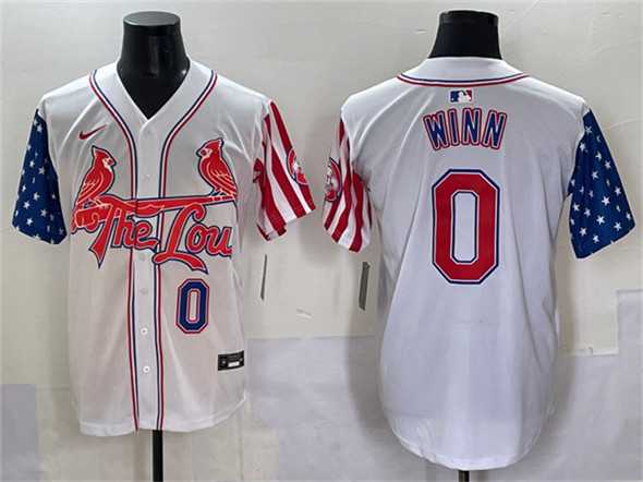 Men's St. Louis Cardinals #0 Masyn Winn White Independence Day Vapor Premier Limited Stitched Baseball Jersey,We sell and wholesale Men's St. Louis Cardinals #0 Masyn Winn White Independence Day Vapor Premier Limited Stitched Baseball Jersey on line form chian!