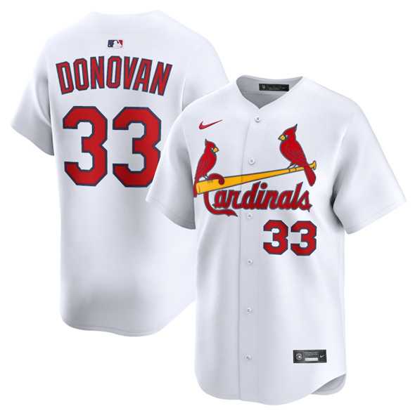 Men's St. Louis Cardinals #33 Brendan Donovan White Home Limited Stitched Baseball Jersey Dzhi,We sell and wholesale Men's St. Louis Cardinals #33 Brendan Donovan White Home Limited Stitched Baseball Jersey Dzhi on line form chian!