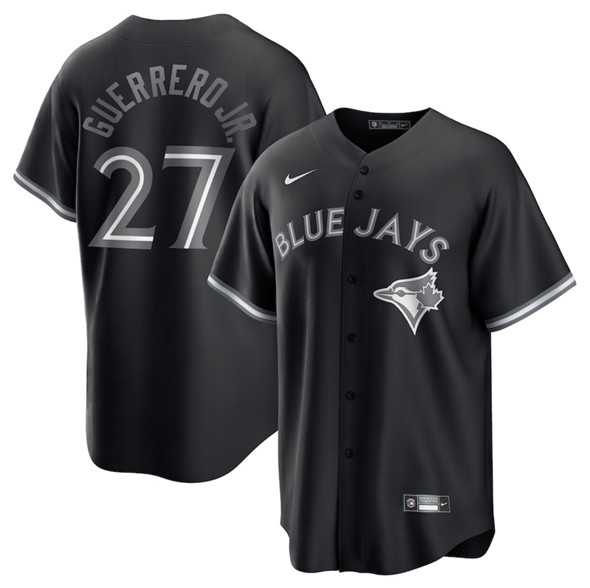 Men's Toronto Blue Jays #27 Vladimir Guerrero Jr. Black Lights Out Limited Stitched Jersey Dzhi,We sell and wholesale Men's Toronto Blue Jays #27 Vladimir Guerrero Jr. Black Lights Out Limited Stitched Jersey Dzhi on line form chian!