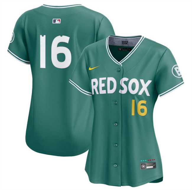 Women's Boston Red Sox #16 Jarren Duran Green 2025 City Connect Limited Stitched Baseball Jersey(Run Small) Dzhi,We sell and wholesale Women's Boston Red Sox #16 Jarren Duran Green 2025 City Connect Limited Stitched Baseball Jersey(Run Small) Dzhi on line form chian!