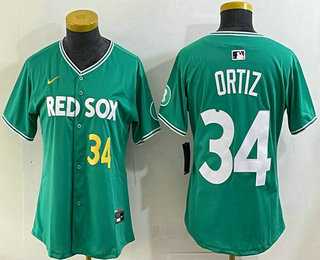 Women's Boston Red Sox #34 David Ortiz Green 2025 City Connect Player Name Limited Jersey,We sell and wholesale Women's Boston Red Sox #34 David Ortiz Green 2025 City Connect Player Name Limited Jersey on line form chian!