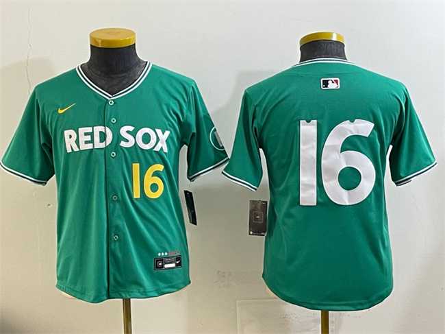 Youth Boston Red Sox #16 Jarren Duran Green 2025 City Connect Limited Stitched Baseball Jersey,We sell and wholesale Youth Boston Red Sox #16 Jarren Duran Green 2025 City Connect Limited Stitched Baseball Jersey on line form chian!