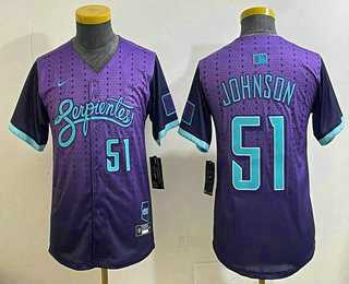 Youth Arizona Diamondbacks #51 Randy Johnson Purple 2025 City Connect Limited Jersey,We sell and wholesale Youth Arizona Diamondbacks #51 Randy Johnson Purple 2025 City Connect Limited Jersey on line form chian!
