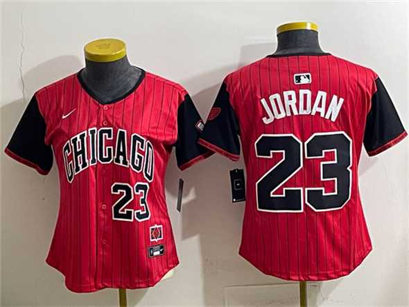 Youth Chicago White Sox #23 Michael Jordan Red Black 2025 City Connect Limited Stitched Baseball Jersey 001,We sell and wholesale Youth Chicago White Sox #23 Michael Jordan Red Black 2025 City Connect Limited Stitched Baseball Jersey 001 on line form chian!
