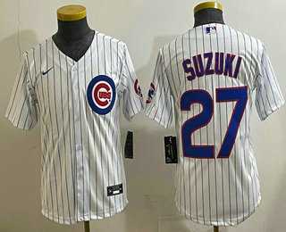 Youth Chicago Cubs #27 Seiya Suzuki White Limited Stitched Jersey,We sell and wholesale Youth Chicago Cubs #27 Seiya Suzuki White Limited Stitched Jersey on line form chian!