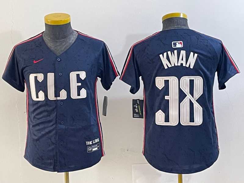 Youth Cleveland Guardians #38 Steven Kwan Navy 2024 City Connect Limited Stitched Baseball Jersey,We sell and wholesale Youth Cleveland Guardians #38 Steven Kwan Navy 2024 City Connect Limited Stitched Baseball Jersey on line form chian!