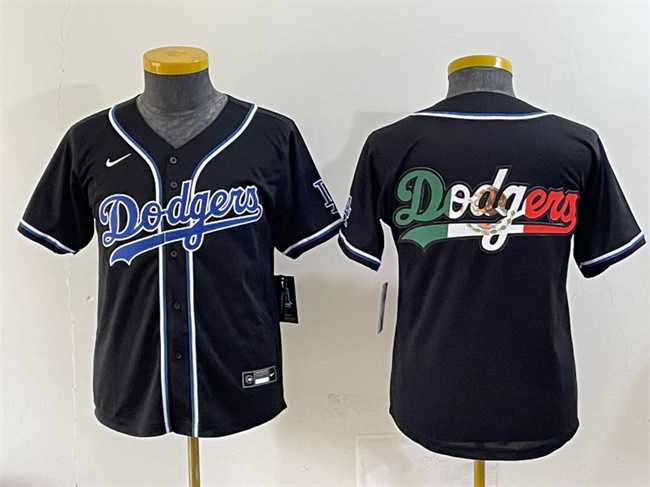 Youth Los Angeles Dodgers Team Big Logo Black Stitched Baseball Jersey,We sell and wholesale Youth Los Angeles Dodgers Team Big Logo Black Stitched Baseball Jersey on line form chian!