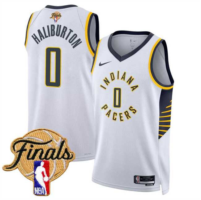 Men's Indiana Pacers #0 Tyrese Haliburton White 2025 Finals Association Edition Stitched Jersey Dzhi,We sell and wholesale Men's Indiana Pacers #0 Tyrese Haliburton White 2025 Finals Association Edition Stitched Jersey Dzhi on line form chian!