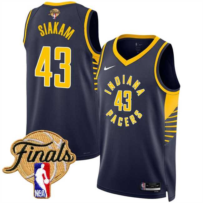 Men's Indiana Pacers #43 Pascal Siakam Navy 2025 Finals Icon Edition Stitched Jersey Dzhi,We sell and wholesale Men's Indiana Pacers #43 Pascal Siakam Navy 2025 Finals Icon Edition Stitched Jersey Dzhi on line form chian!