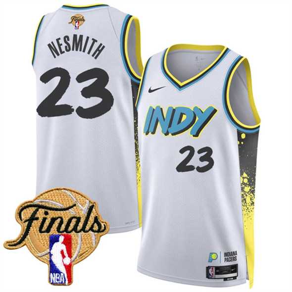 Men's Indiana Pacers #23 Aaron Nesmith White 2024-25 City Edition Stitched Jersey Dzhi,We sell and wholesale Men's Indiana Pacers #23 Aaron Nesmith White 2024-25 City Edition Stitched Jersey Dzhi on line form chian!