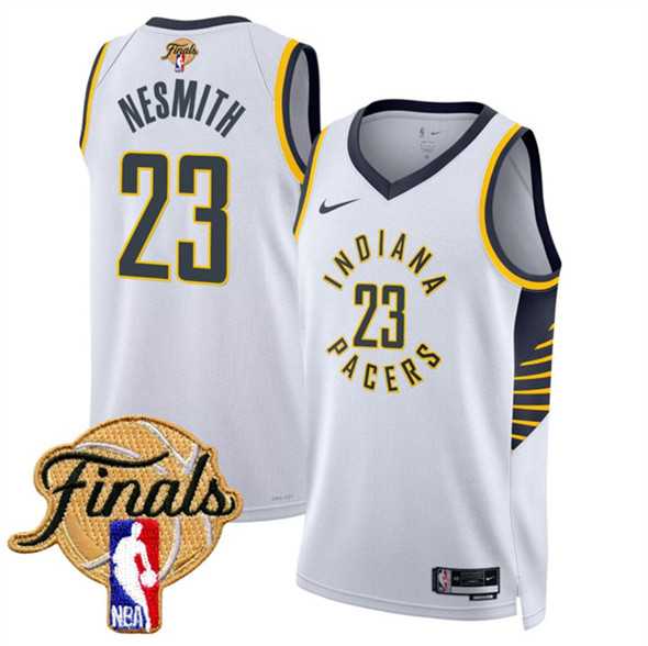 Men's Indiana Pacers #23 Aaron Nesmith White 2025 Finals Association Edition Stitched Jersey Dzhi,We sell and wholesale Men's Indiana Pacers #23 Aaron Nesmith White 2025 Finals Association Edition Stitched Jersey Dzhi on line form chian!