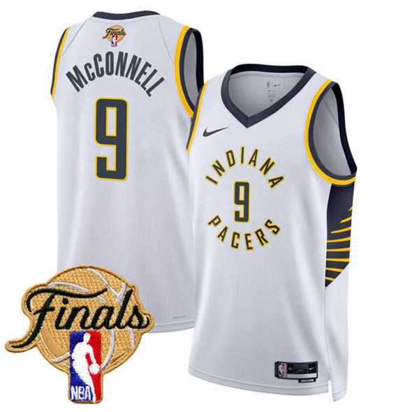 Men's Indiana Pacers #9 T.J. McConnell White 2025 Finals Association Edition Stitched Jersey Dzhi,We sell and wholesale Men's Indiana Pacers #9 T.J. McConnell White 2025 Finals Association Edition Stitched Jersey Dzhi on line form chian!