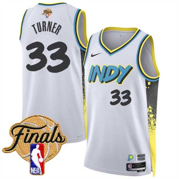 Men's Indiana Pacers #33 Myles Turner White 2024-25 City Edition Stitched Jersey Dzhi,We sell and wholesale Men's Indiana Pacers #33 Myles Turner White 2024-25 City Edition Stitched Jersey Dzhi on line form chian!